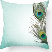 | Kussens | Kussenhoes Feathers Blue | 45x45 cm.