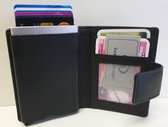 Leather Design - Billfold & Cardholder - zonder kleingeld Zwart