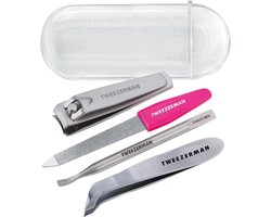 Tweezerman Mini Nail Rescue Kit – Complete Nagelverzorgingsset Met Nagelknipper, Mini Vijl & Accessoires – Compact En Handzaam – Voor Onderhoud En Nagelverzorging Thuis Of Onderweg – Duurzaam En Ergonomisch Ontwerp