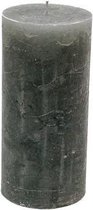 Stompkaars steelgrey - KaarsenKerstkaarsen - paraffine - 7 centimeter x 15 centimeter