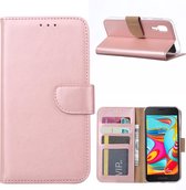 Xssive Hoesje voor Samsung Galaxy A2 Core A260 - Book Case - Rose Goud