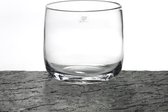 Maison Péderrey Vaas Glas- Mond geblazen glas D 17 cm H 16 cm