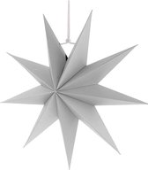 Witte kerst ster | 45cm met 9 punten