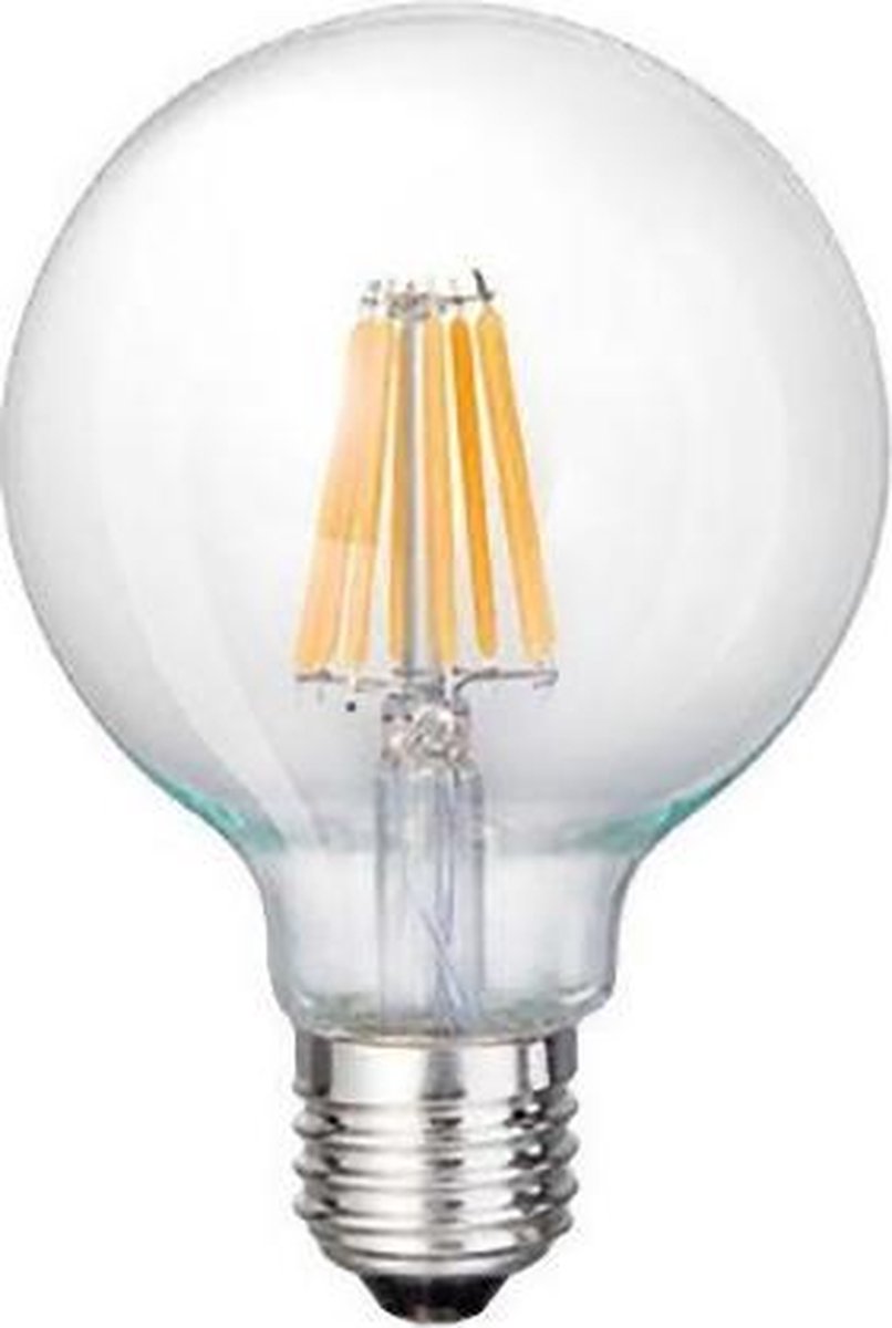 Lucide G125 - Ampoule filament - Ø 12,5 cm - LED Dim. - E27 - 1x8W 2700K -  Ambre