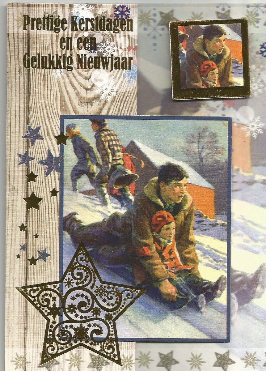 Kerstkaarten nr. 40  10x Prettige Kerstdagen.