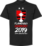 Flamengo 2019 Copa Libertadores Champions T-Shirt - Zwart - M