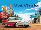 USA Classics, wand- reclamebord 20x40cm