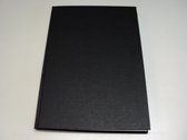 Dummybook Kangaro A4 100 grams 80 bladzijden blanco hard cover zwart.