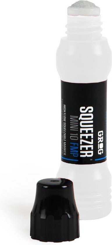 Foto: Grog squeezer paint mini verfstift witte 10mm squeezer marker stift wit