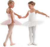 Dancer Dancewear® Ballet tutu wit | Tutu ballet kind | Balletpak met tutu | "Pavlova" | maat 116/122 | 8 jaar