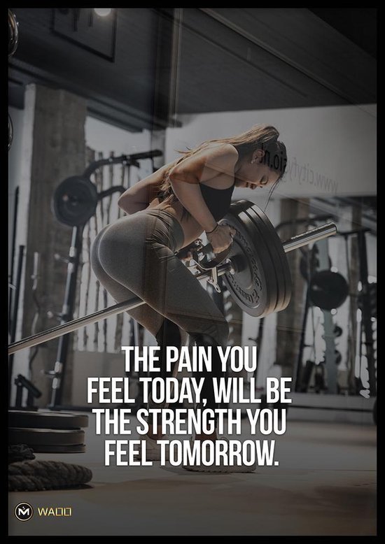 Poster The Strength - 50x70cm - Poster met Tekst