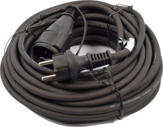 Verlengsnoer - 10 meter - 1.5mm² - IP44 Spatwaterdicht - Verlengsnoer