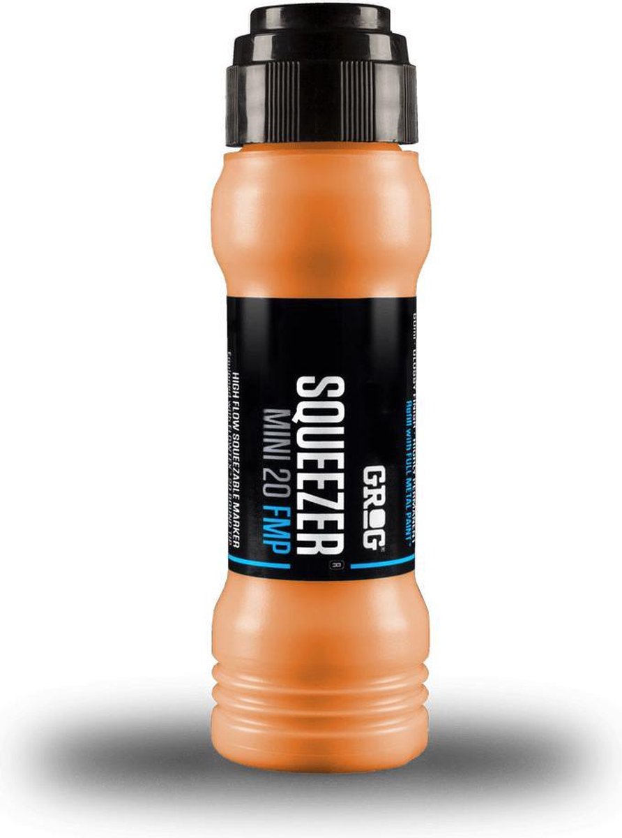 Grog Squeezer Paint Mini Verfstift - Oranje - Schrijfbreedte 20mm Stift - Permanent