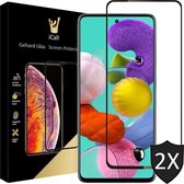 Samsung A51 Screenprotector Glas - Samsung Galaxy A51 Screenprotector - Samsung A51 Screen Protector Full - 2x Screenprotector Samsung A51