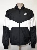 Nike Synthetic Bomber Jas (Zwart/Wit) - Maat L