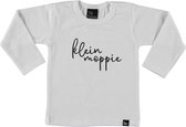 Klein moppie longsleeve shirt 56 Wit/Zwart