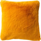 ZAYA - Kussenhoes unikleur Golden Glow 45x45 cm - geel