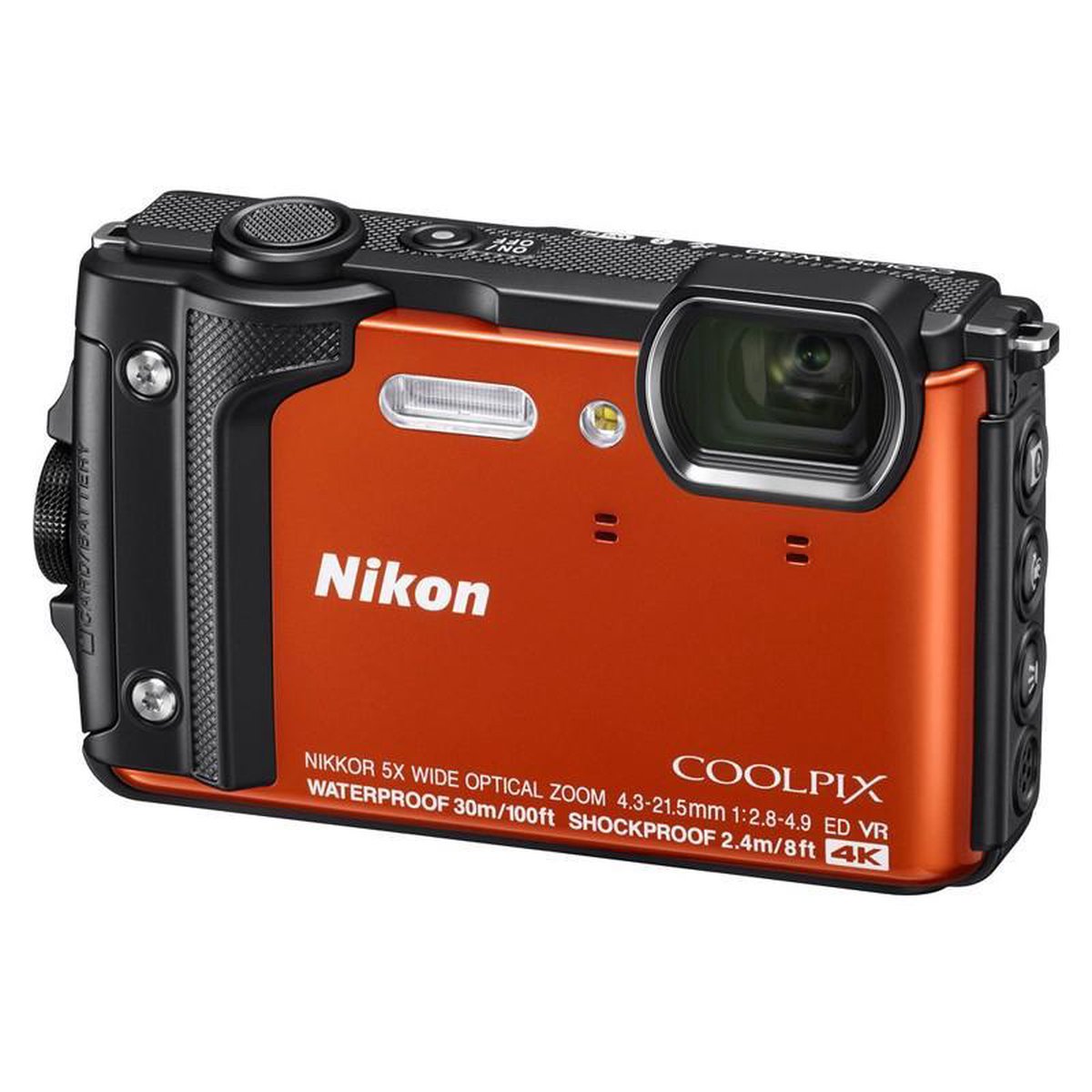 Appareil photo numérique compact Nikon COOLPIX W300  Appareil photo étanche  pour prises de vue sous-marines