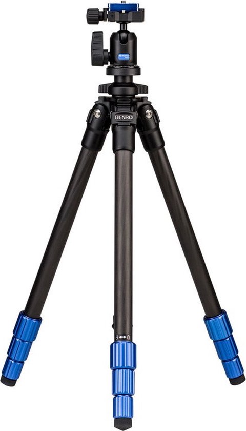 Benro TSL08CN00 trépied appareil photo numérique / film 3 pieds / pieds  noir, bleu | bol