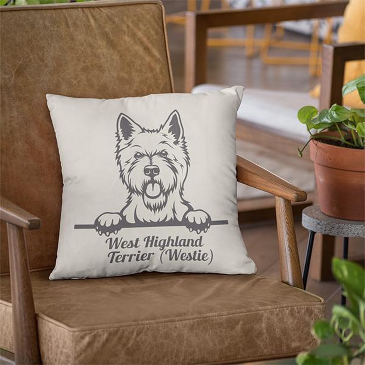 Coussin décoratif West Highland Terrier (Westie) | bol.com