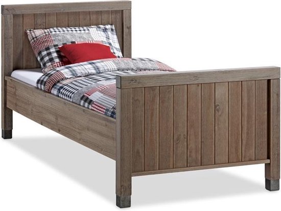 Beter Bed Select bed Columbo - 90 x 210 cm - Bruin | bol.com