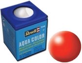 Revell Aqua  #332 Luminous Red - Satin - RAL3026 - Acryl - 18ml Verf potje