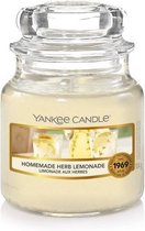 Yankee Candle Geurkaars Small Homemade Herb Lemonade - 9 cm / ø 6 cm