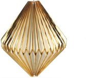 Lampion hanglamp wit/goudkl (incl. 4m bekabeling)