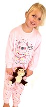 Fun2wear - kleuter / kinder - pyjama - Alpaca Kusje - Barely Pink - 62