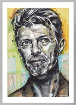 David Bowie painting (reproduction) 51x71cm