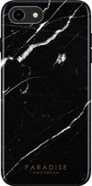 Paradise Amsterdam 'Midnight Marble' Fortified Phone Case - iPhone 7 / 8 / SE (2020) - zwart marmer steen telefoonhoesje