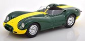Jaguar Lister 1958 Groen / Geel 1-18 Matrix Scale Models ( Resin )