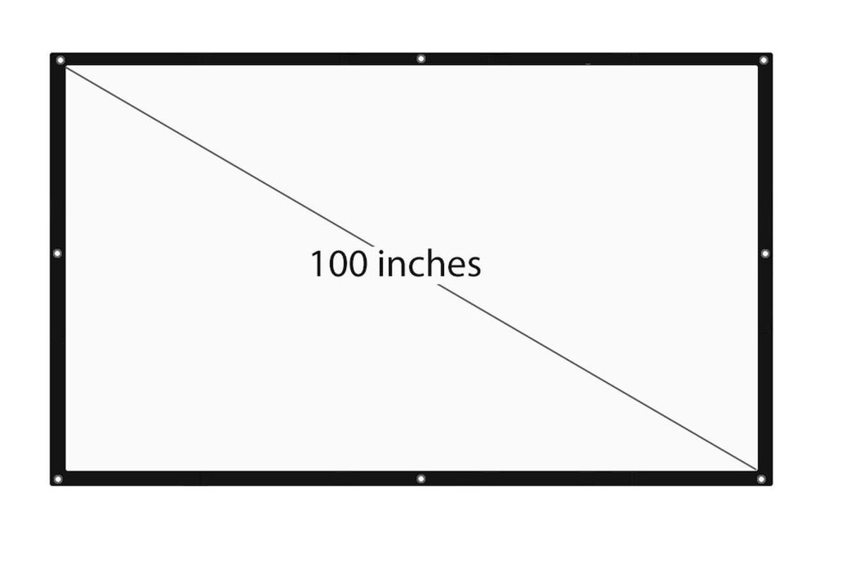 DutchWanted projectiescherm 100 inch