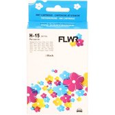 FLWR - Inktcartridge / 15 / Zwart - Geschikt voor HP
