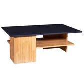 Salontafel - Bijzettafel - Design - Hout - Zwart - 90x60x35 cm