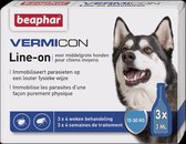 Vlooien-Tekendruppels Vermicon Line-On honden tussen 15-30 kg - 3x3ml
