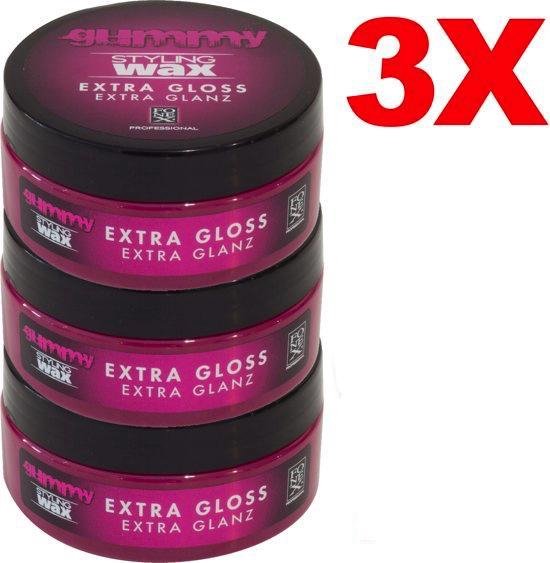 Fonex Gummy Styling Wax Extra Gloss 3Pack