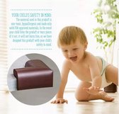 Baby Hoek Beschermers - Foam Hoekbeschermers - Stoot absorberend - Bruin - Per 8 Stuks - Voor Kast - Tafel- Tv Kast - Veiligheid in huis - baby veiligheid