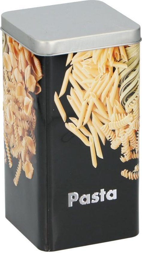 Bereiken Verspreiding triatlon 1x Metalen pasta/macaroni voorraadblik/voorraadbus 2000 ml - 2 liter - 18,5  cm -... | bol.com