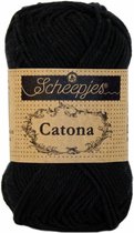 Scheepjes Catona 25gr - 110 Jet Black