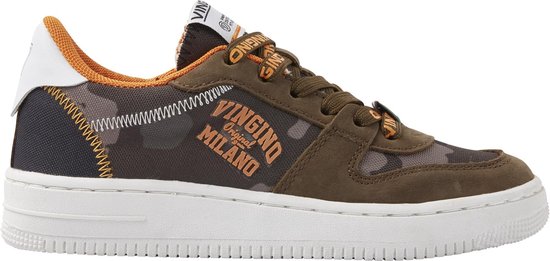 Vingino - Maat 28 - YARI LOW Jongens Retro basketbal sneaker - Groen |  bol.com