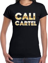 Drugscartel Cali Cartel verkleed t-shirt zwart voor dames 2XL