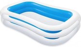 Intex familie zwembad 262x175x56 centimeter - blauw