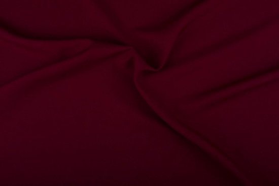 Texture / Tissu polyester - Rouge bordeaux - 25 mètres | bol