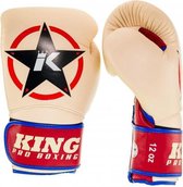 King (kick)bokshandschoenen Vintage 1 Beige 16oz