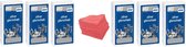 HG zilver glansdoek Doos 6 Stuks + 10 Microvezeldoeken