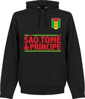 Sao Tomé en Principe Team Hoodie - Zwart - XXL