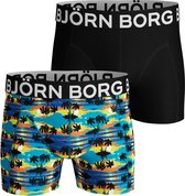 Bjorn Borg Sunset  Onderbroek - Maat L  - Mannen - blauw/geel/zwart