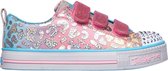 Skechers Twinkle Lite Sparkle Spots Meisjes Sneakers - Roze - Maat 32
