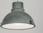 Lumidora Hanglamp 72052 - E27 - Betongrijs - Zink - Metaal - ⌀ 38 cm